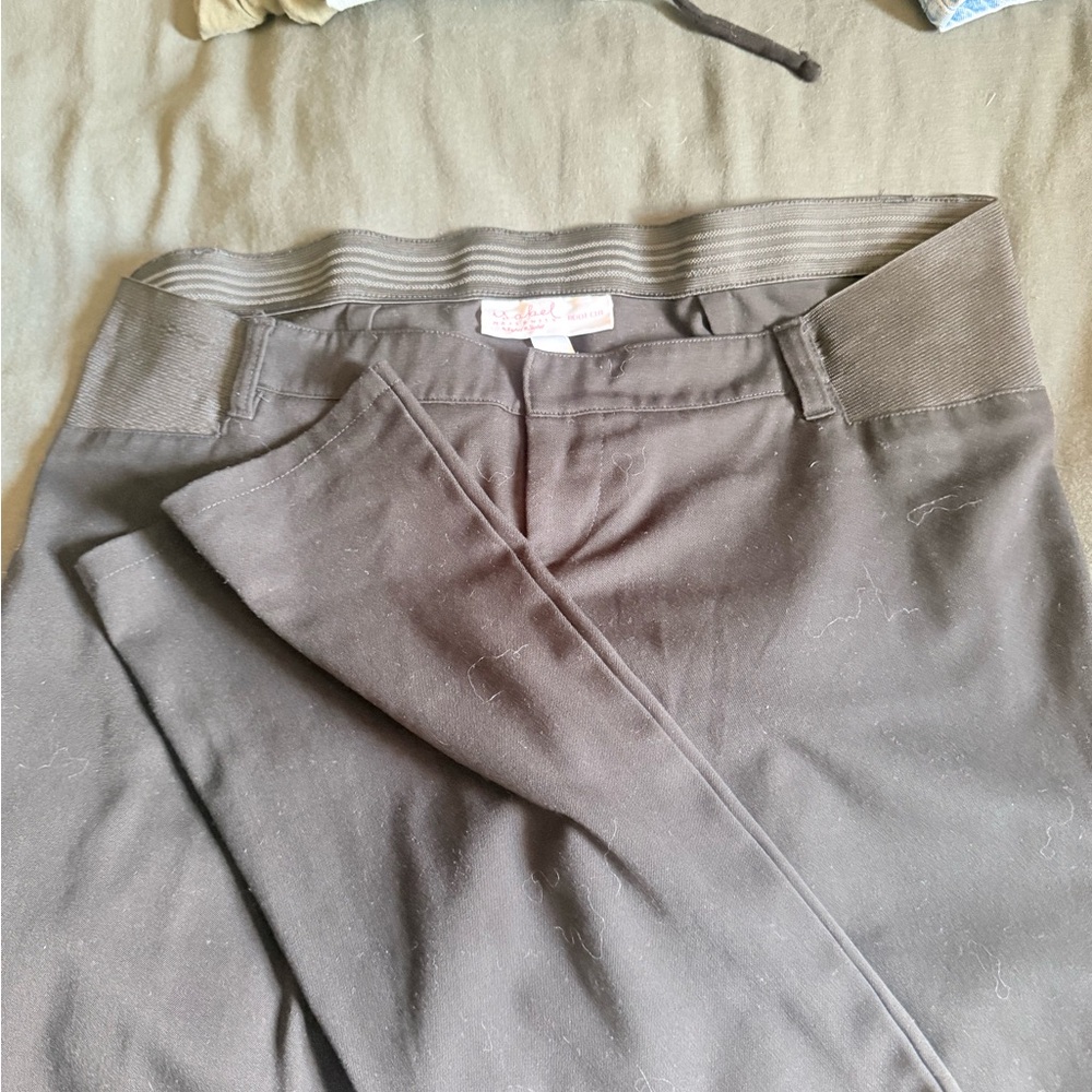 Maternity black business casual skinnies
